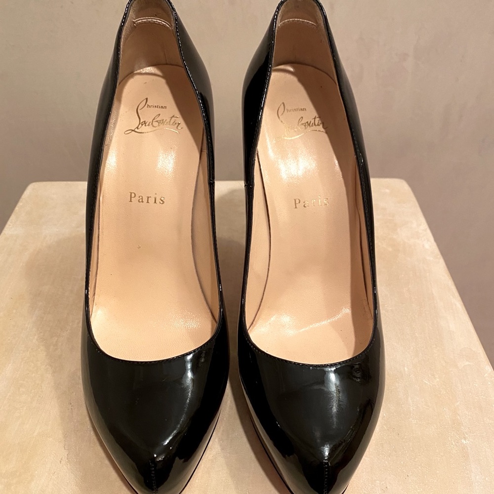 Christian Louboutin Black Platform Pumps